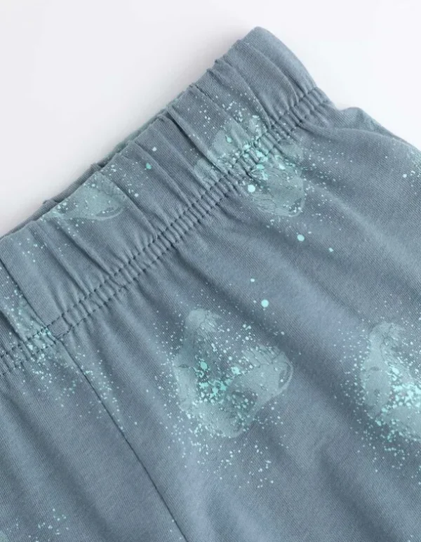 Pyjama Set aus Shirt und Shorts - Print