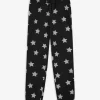 Pyjamahose - Allover-Muster - schwarz