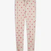 Pyjamahose - Allover-Print - beige