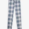 Pyjamahose - Allover-Print - grau