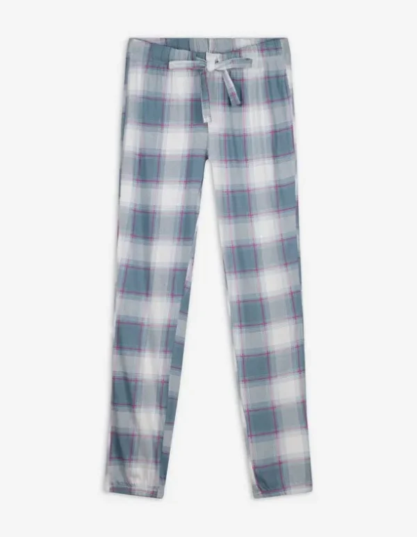 Pyjamahose - Allover-Print - grau
