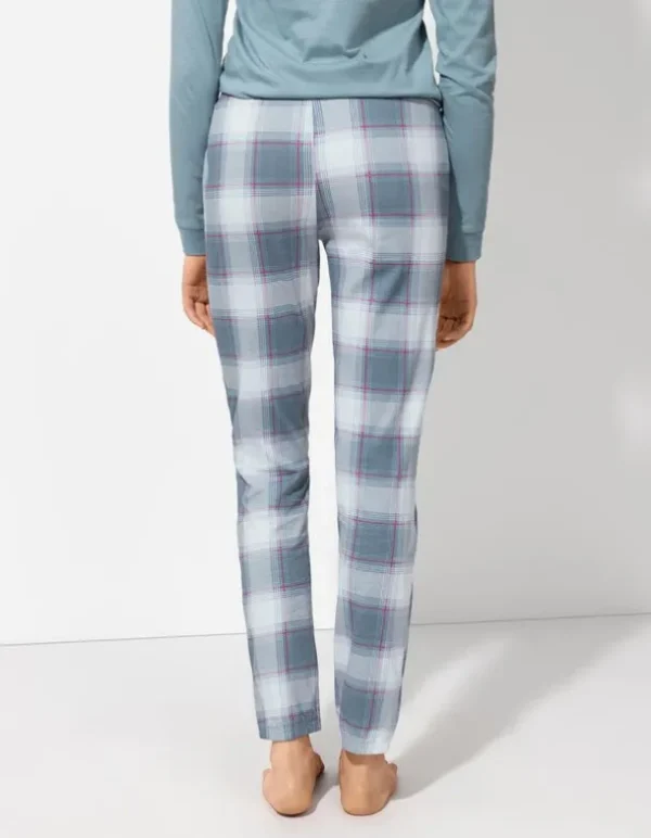 Pyjamahose - Allover-Print - grau