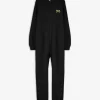 Pyjamahose - Print - schwarz