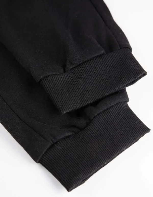 Pyjamahose - Print - schwarz