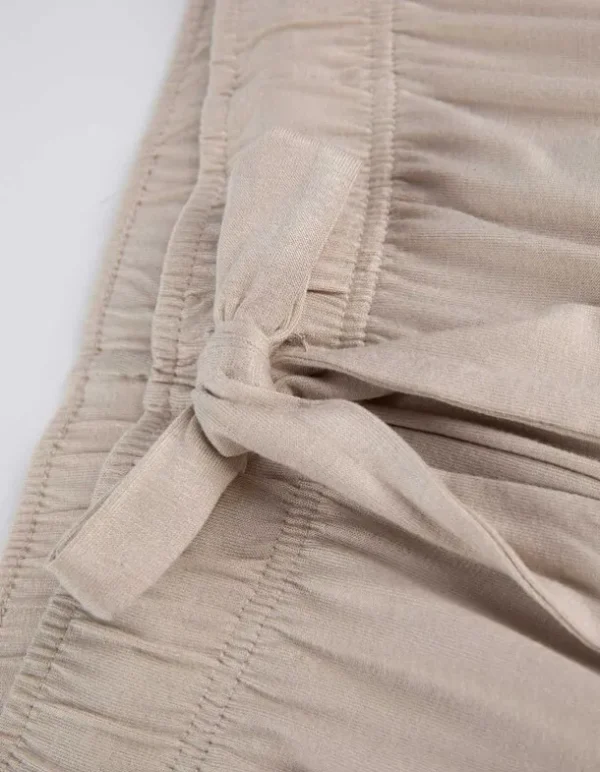 Pyjamahose - Viskose-Mix - beige