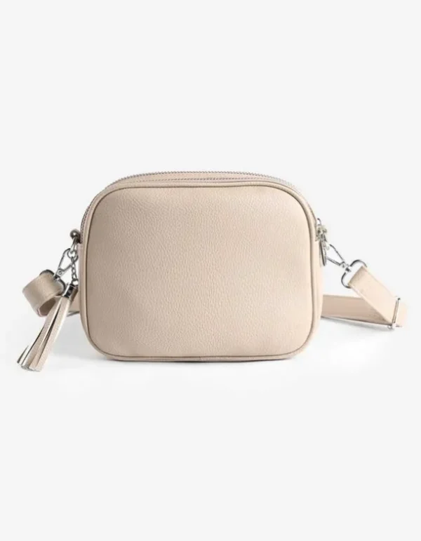 Reißverschlusstasche - beige
