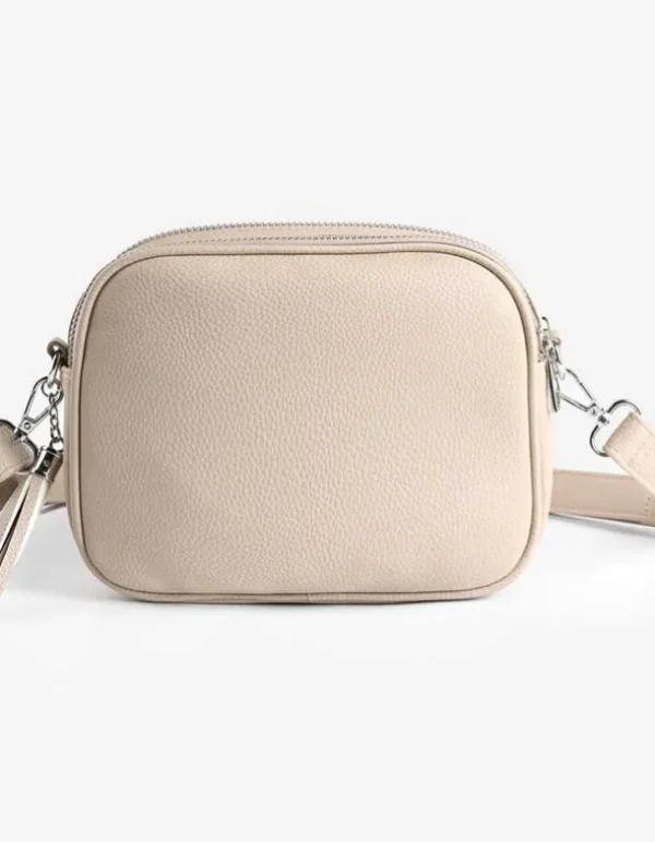 Reißverschlusstasche - beige