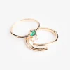 Ring - Zirkonia - goldfarben