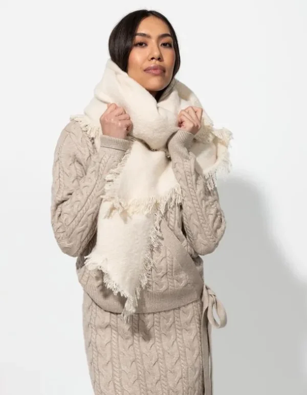 Schal - Soft-Touch - beige