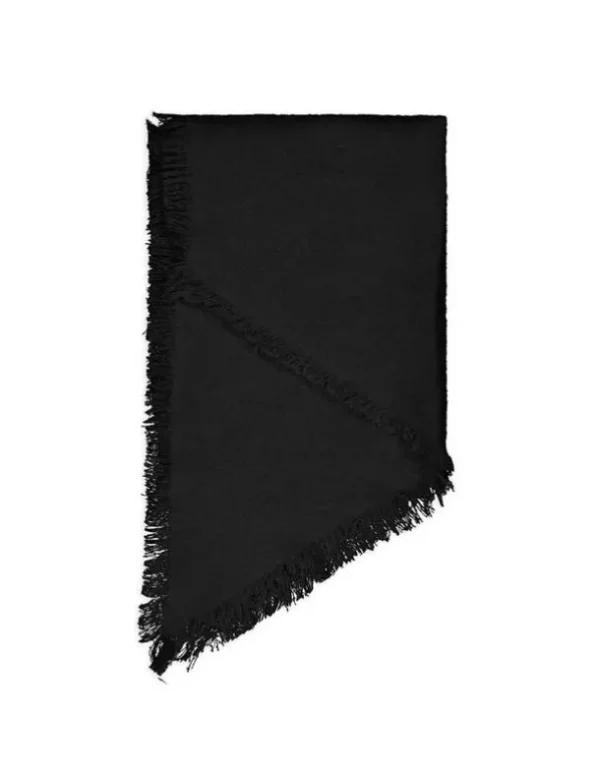 Schal - Soft-Touch - schwarz