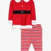 Set aus Kleid und Leggings - Christmas - rot