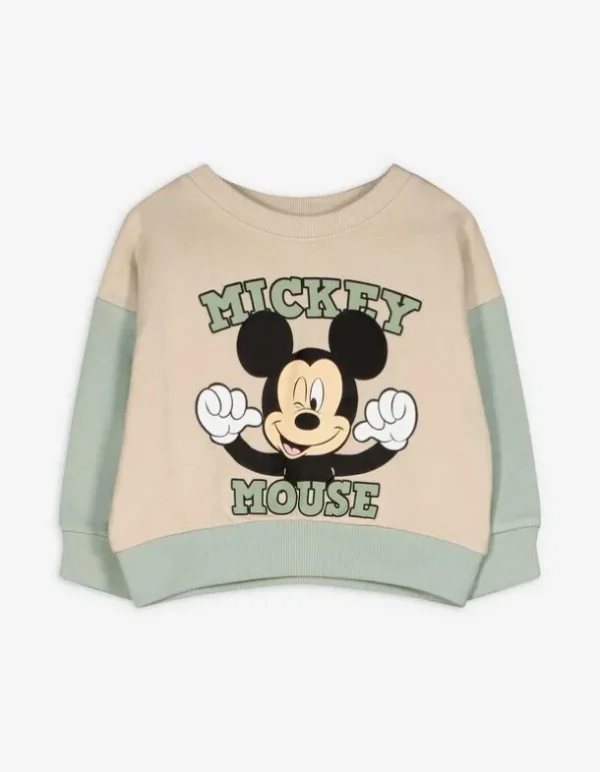 Set aus Sweatshirt und Jogginghose - Mickey Mouse - beige