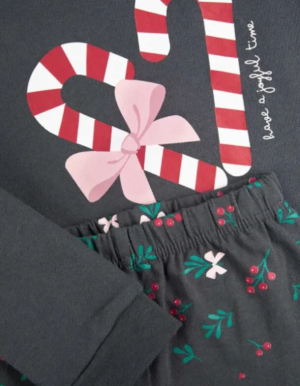Set aus Sweatshirt und Leggings - Sweat - dunkelgrau