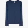 Shirt - Baumwoll-Mix - dunkelblau