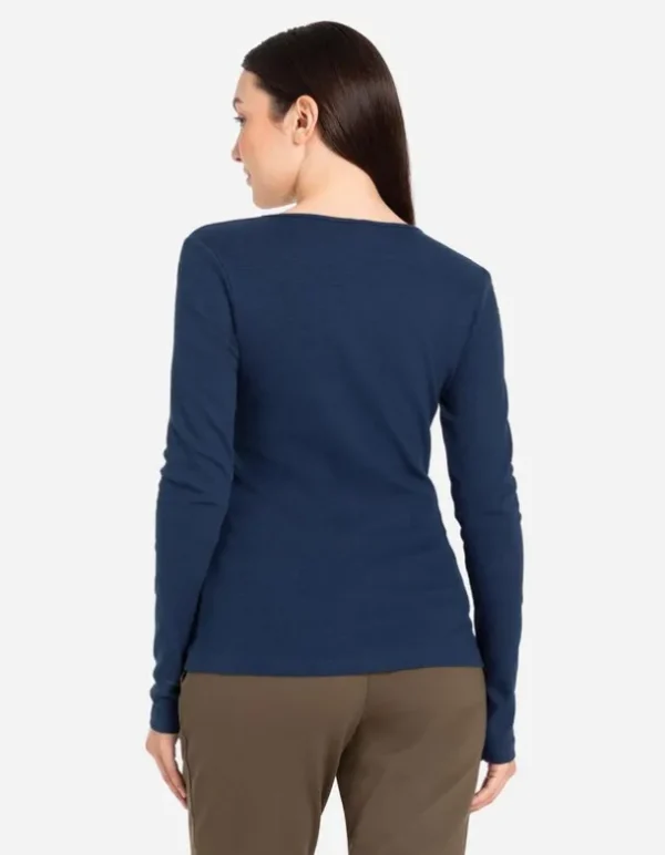 Shirt - Baumwoll-Mix - dunkelblau