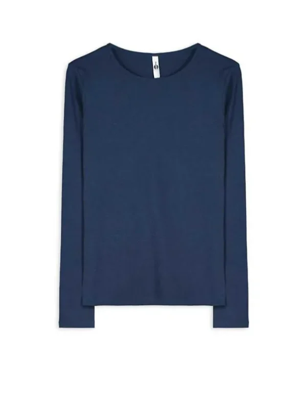 Shirt - Baumwoll-Mix - dunkelblau