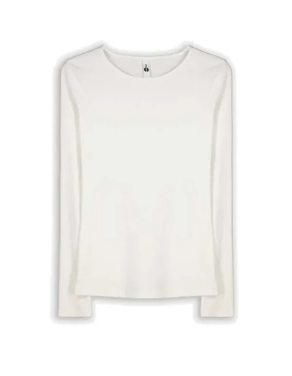 Shirt - Rippenstruktur - weiß