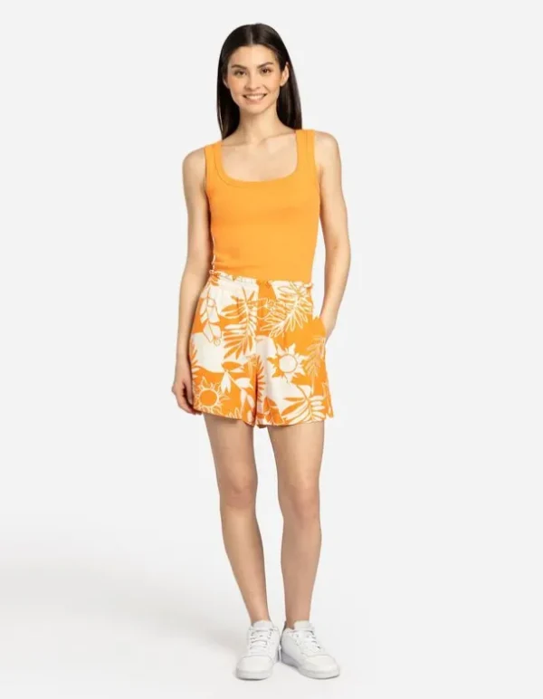 Shorts - Leinen-Mix