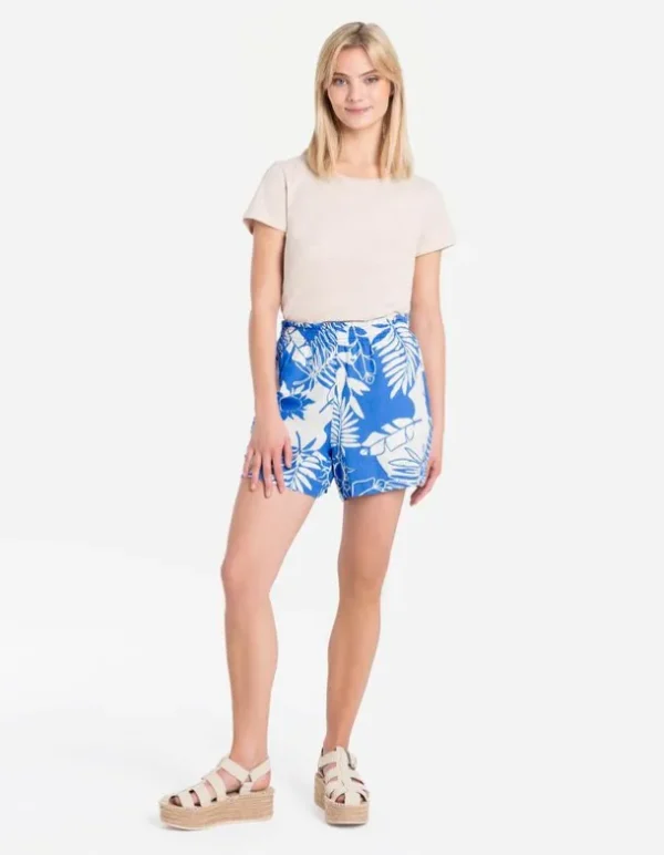 Shorts - Leinen-Mix
