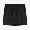 Shorts - Viskose - schwarz