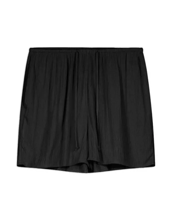 Shorts - Viskose - schwarz
