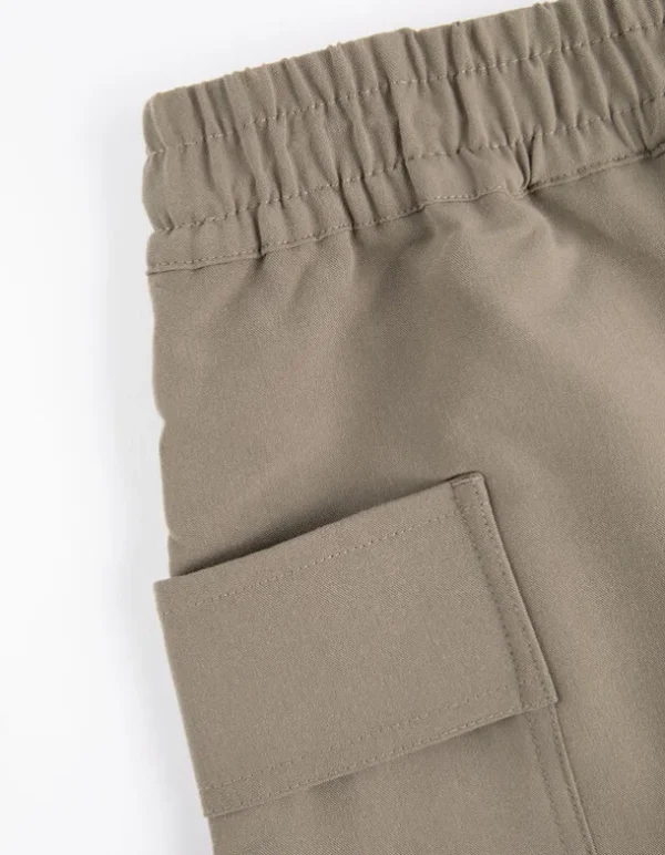 Skort - Aufgesetze Taschen - dunkelgrün