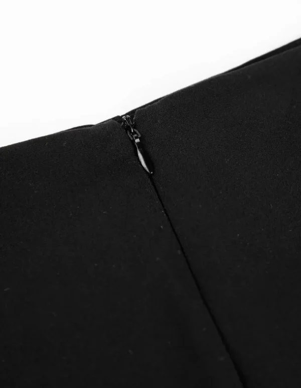 Skort - Viskose-Mix - schwarz