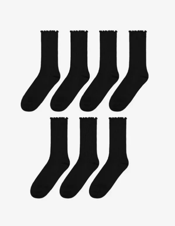 Socken - 7er-Pack - schwarz