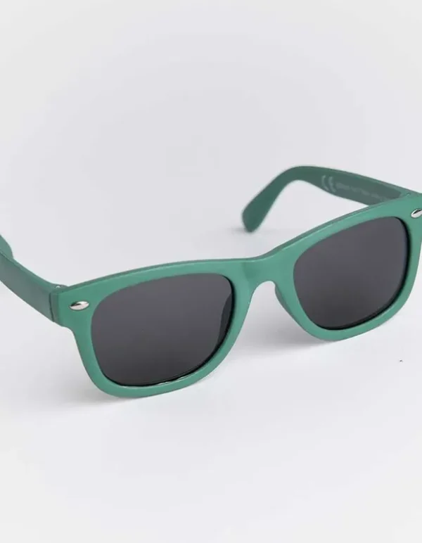 Sonnenbrille - Oval - dunkelgrün