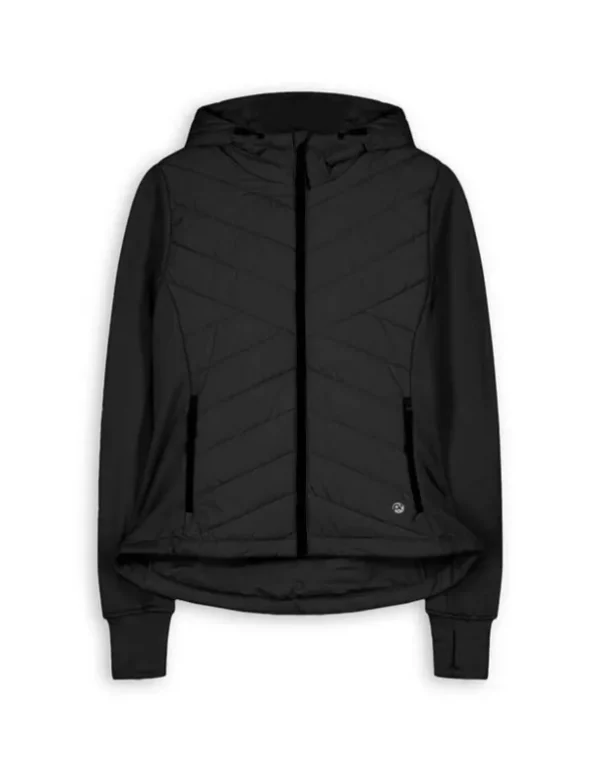 Steppjacke - Steppnähte - schwarz