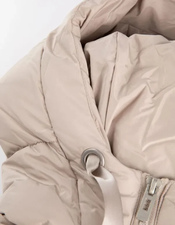 Steppmantel - Wasserabweisend - beige