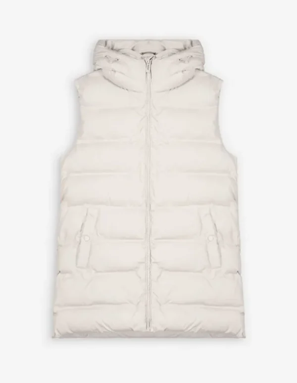 Steppweste - Oversized Fit - beige