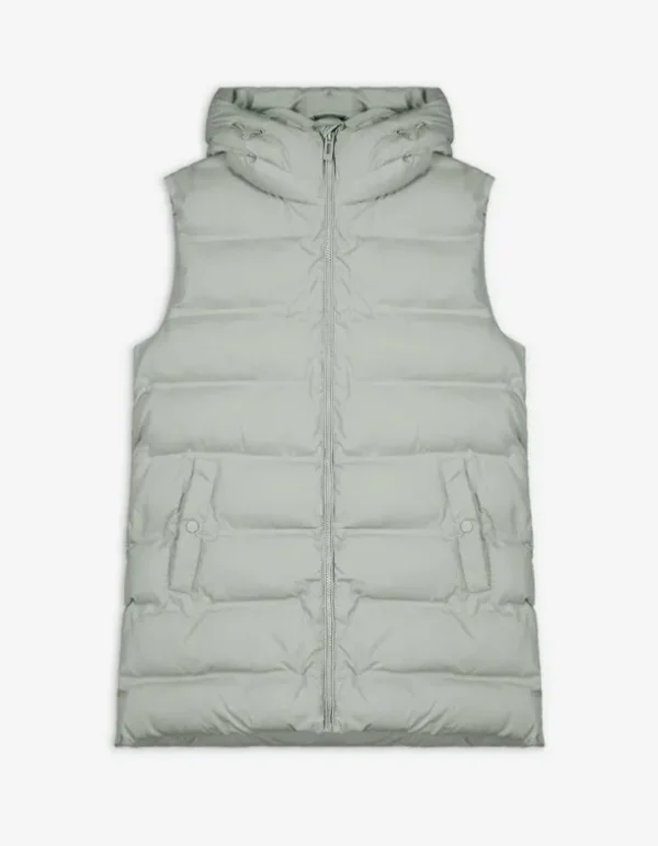 Steppweste - Oversized Fit - grün