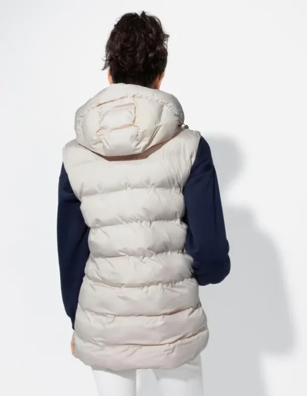 Steppweste - Oversized Fit - beige