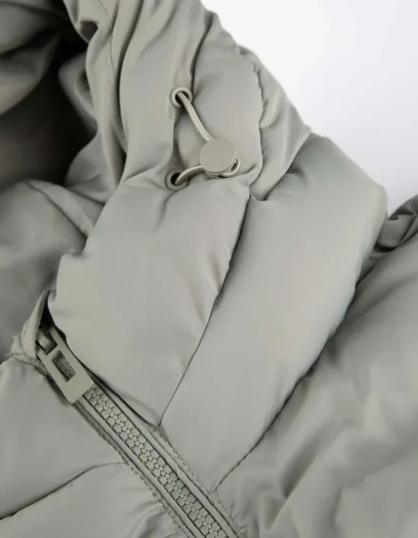 Steppweste - Oversized Fit - grün