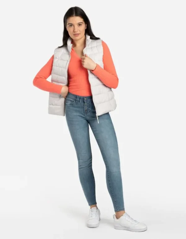 Steppweste - Regular Fit - weiß