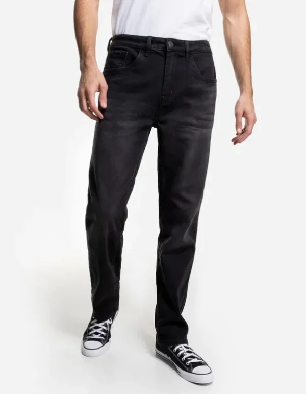Straight Fit - schwarz