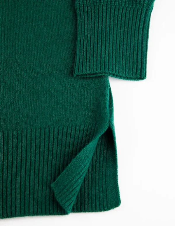 Strickkleid - Kaschmir - dunkelgrün