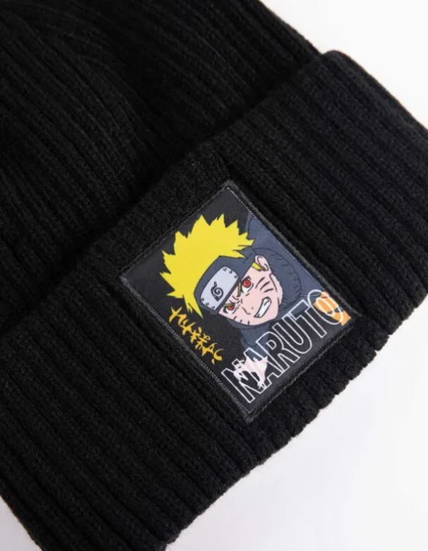 Strickmütze - Naruto - schwarz