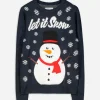 Strickpullover - Christmas - dunkelblau