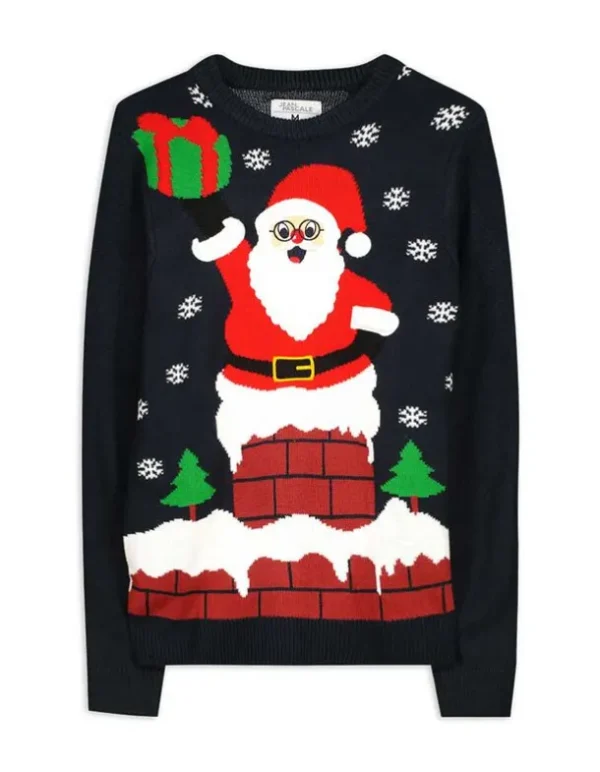 Strickpullover - Christmas - dunkelblau
