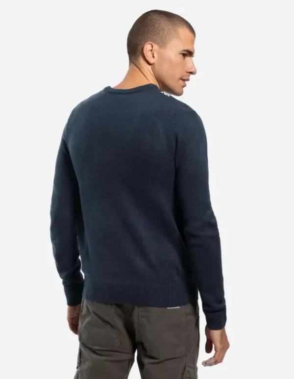 Strickpullover - Christmas - dunkelblau