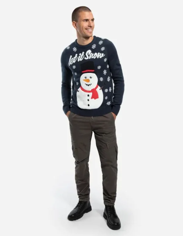 Strickpullover - Christmas - dunkelblau