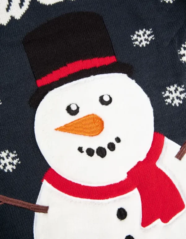 Strickpullover - Christmas - dunkelblau