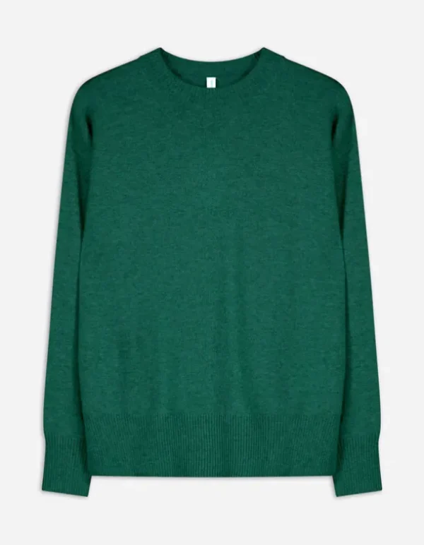 Strickpullover - Kaschmir - dunkelgrün
