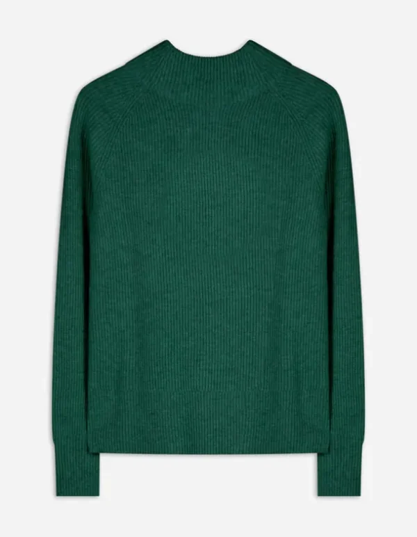Strickpullover - Kaschmir - dunkelgrün
