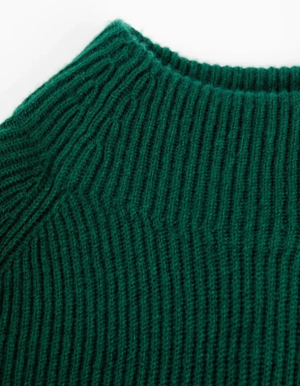 Strickpullover - Kaschmir - dunkelgrün