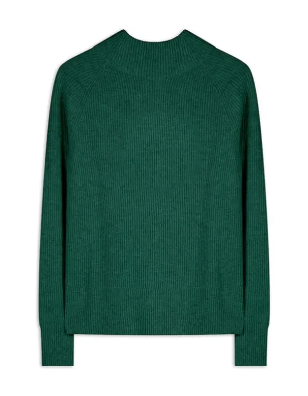 Strickpullover - Kaschmir - dunkelgrün