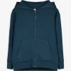 Sweatjacke - Applikation - dunkelblau