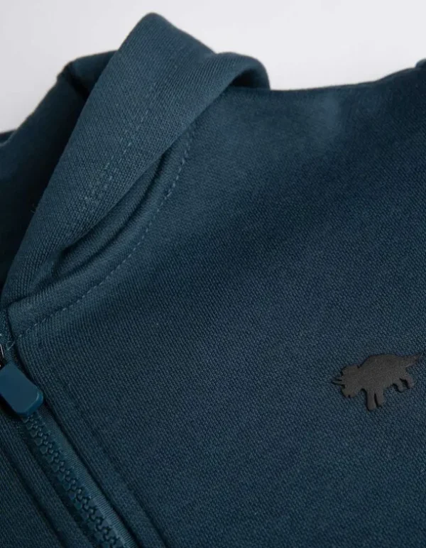 Sweatjacke - Applikation - dunkelblau